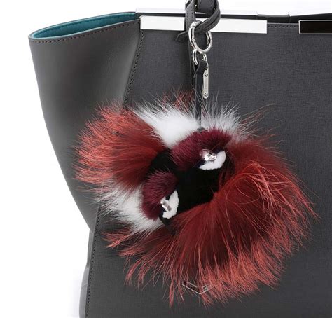 large fendi leather monster flurry bag bug|Best 25+ Deals for Fendi Bag Bugs .